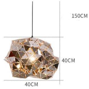 Suspension design plusieurs formes de petits triangles Sparks - vue 7 sur 10