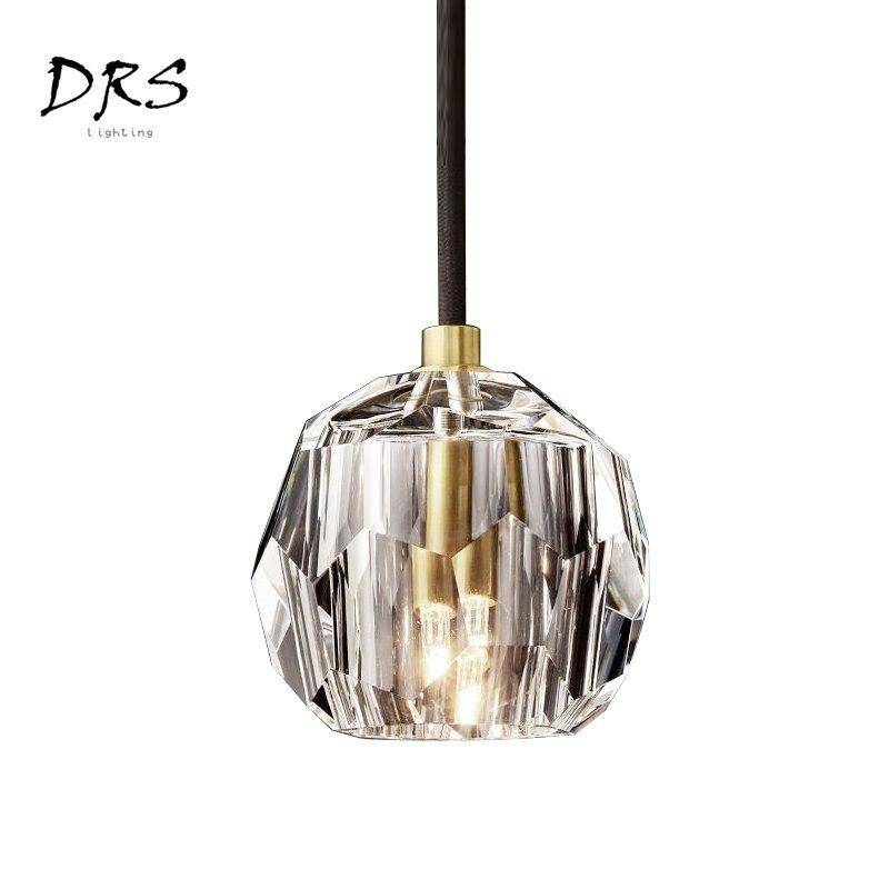 Suspension design boule de cristal moderne Luxury - vue 5 sur 6