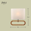 Lampe de chevet en bois avec abat-jour Wedding