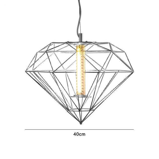 Suspension design cage fine Geometric - vue 10 sur 13