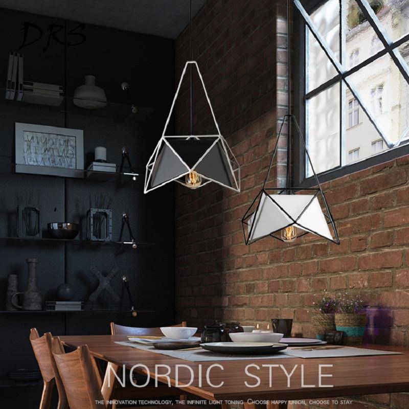 Suspension design style industriel Geometric - vue 8 sur 10