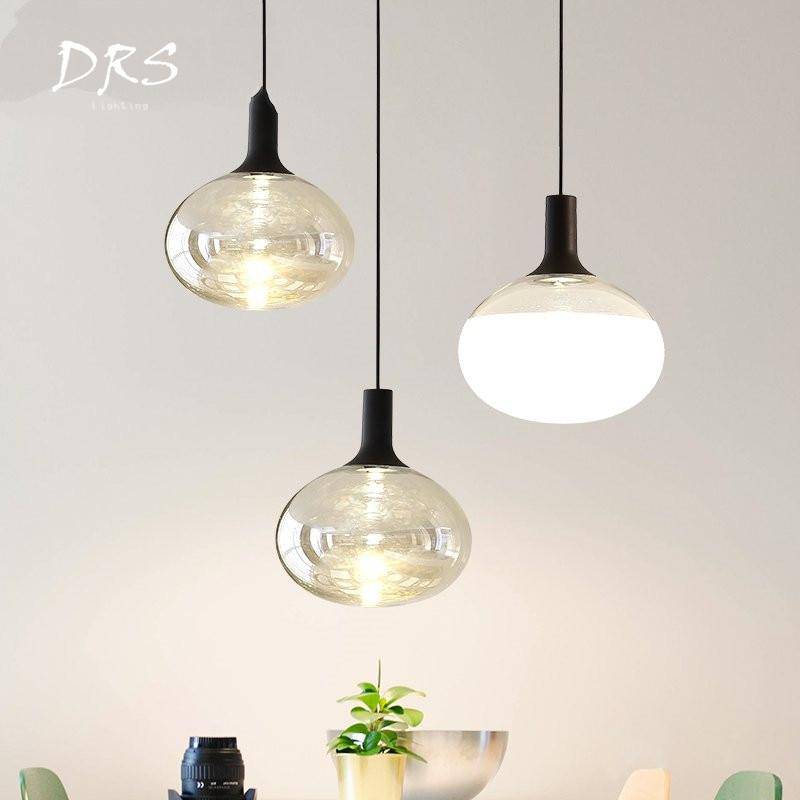 Suspension design boule en verre Simple - vue 3 sur 7