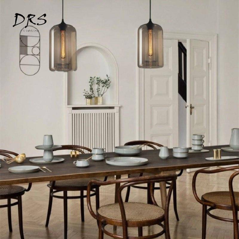 Suspension arrondies en verre de plusieurs formes scandinaves - vue 4 sur 13
