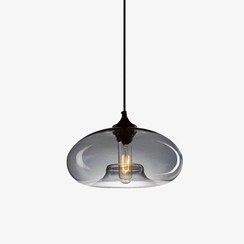 Suspension arrondies en verre de plusieurs formes scandinaves