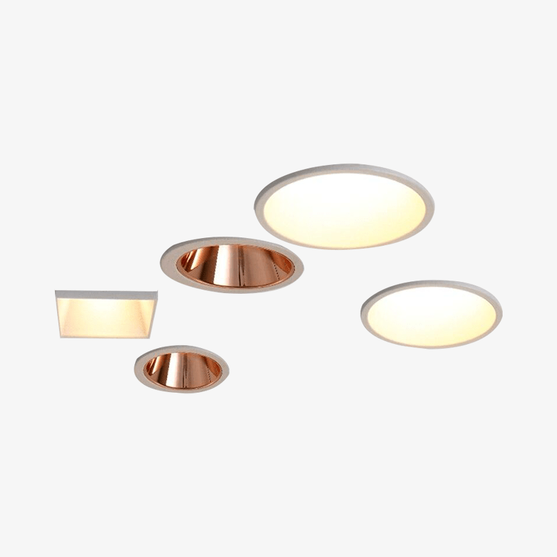 Spot encastré moderne avec plusieurs formes à LED - vue 2 sur 8