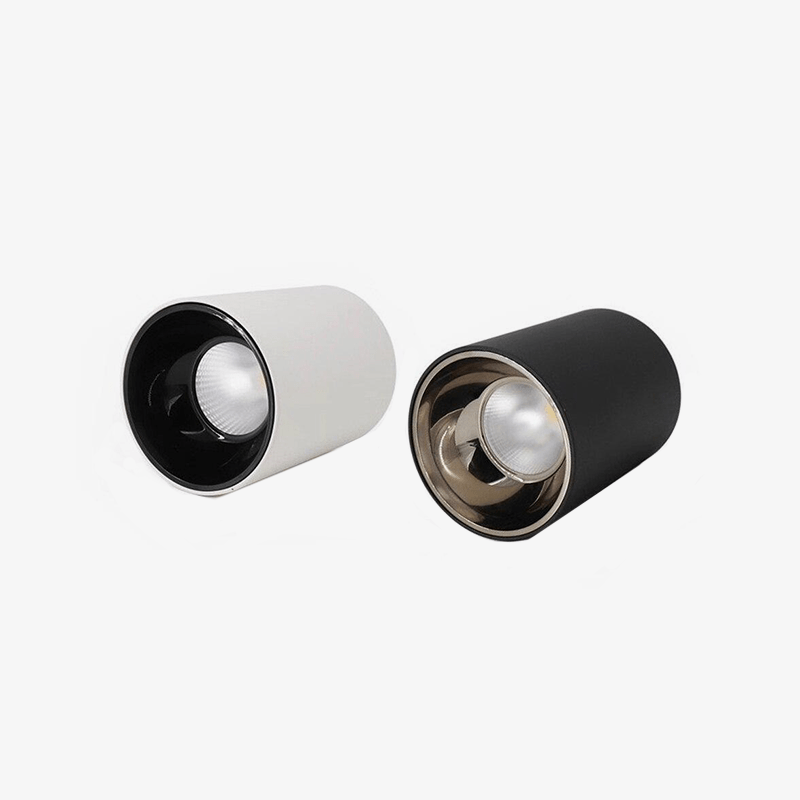 Spot moderne en aluminium arrondi à LED - vue 2 sur 8
