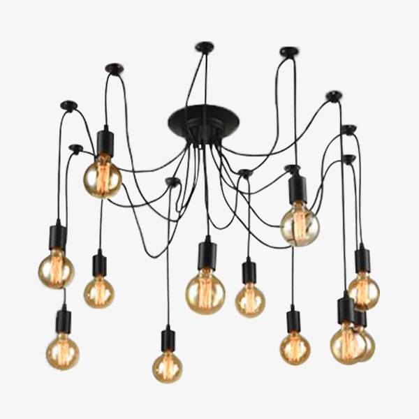 Suspension American Vintage ampoules pendues