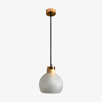Suspension boule en verre à LED Lamp