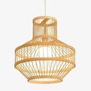 Suspension cage en bambou Geometric C