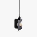 Suspension design à LED abat-jour plié en métal Creative
