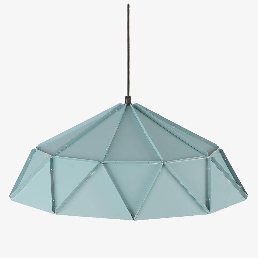 Suspension design à LED avec abat-jour industriel en métal Loft - vue 3 sur 3