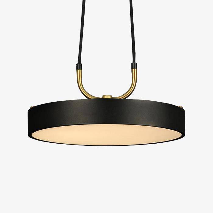Suspension design à LED cylindrique moderne