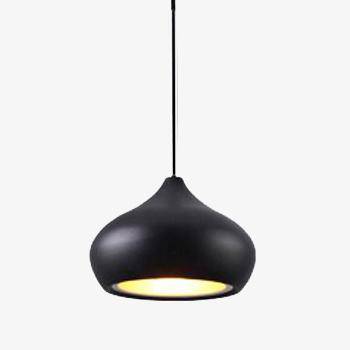 Suspension design à LED ovale de couleurs