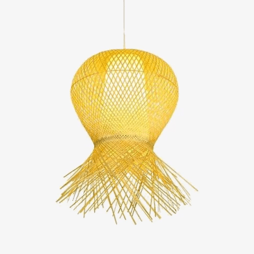 Suspension design en bambou Woven