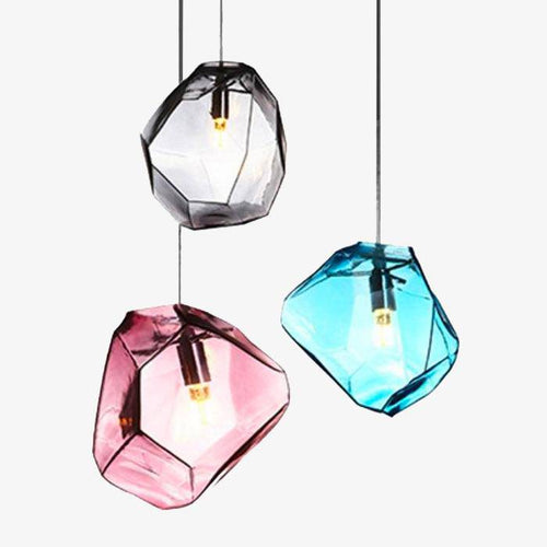 Suspension design en cristal Colorful