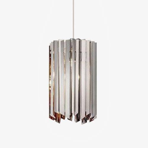 Suspension design en miroir chromé Surface