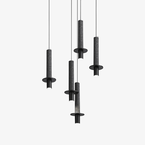 Suspension design LED allongé luxury