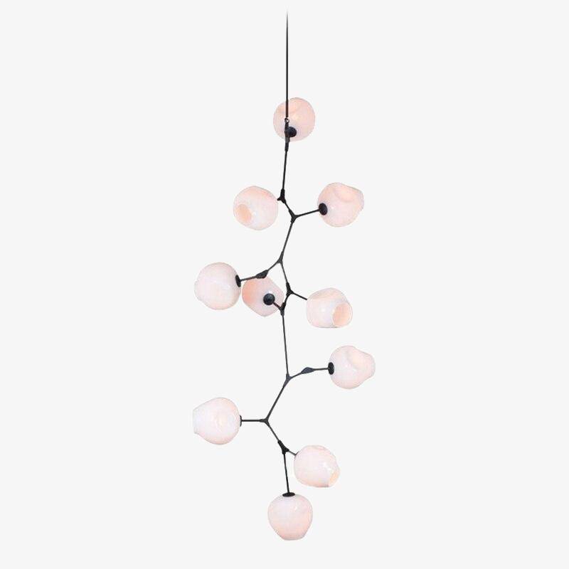 Suspension design LED avec abat-jour en verre style branche Creative - vue 2 sur 29