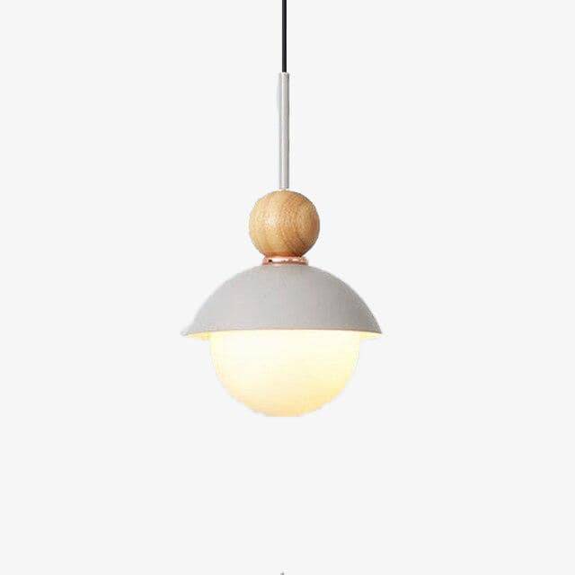 Suspension design LED en métal coloré Creative
