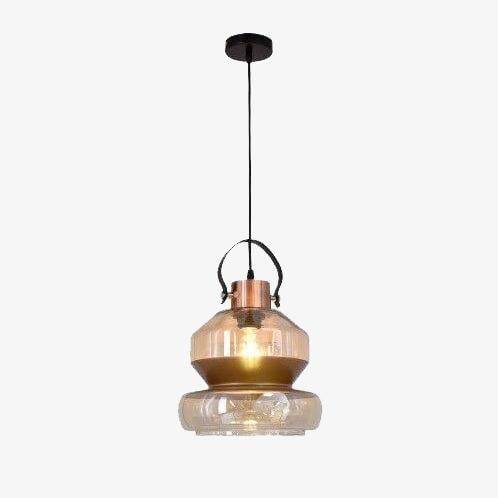 Suspension design LED en verre style rétro Light
