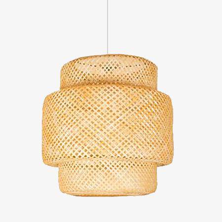 Suspension en bambou rotin de plusieurs formes Chinese