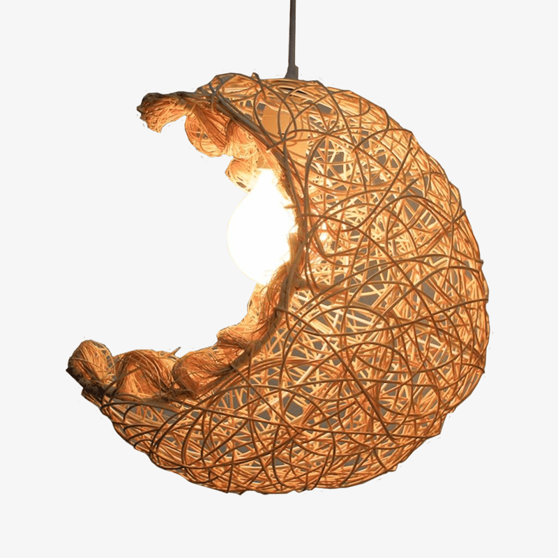 Suspension en forme de lune Weaving - vue 2 sur 3