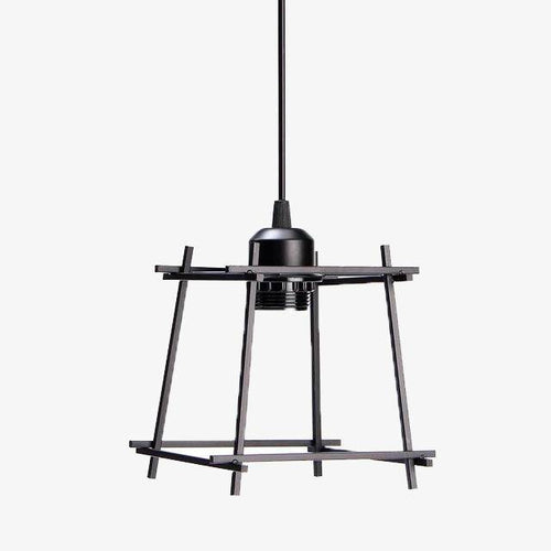 Suspension en métal industriel Vintage