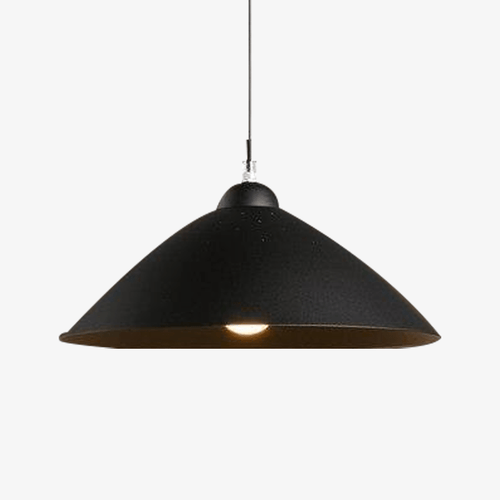 Suspension moderne avec abat-jour arrondi en métal à LED