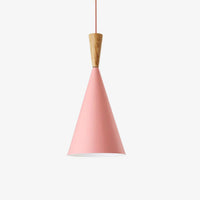 Suspension moderne LED abat-jours différents et colorés Alda