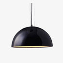 Suspension moderne LED avec abat-jour arrondi métal