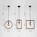 Suspension moderne LED en corde géometrique Hendese