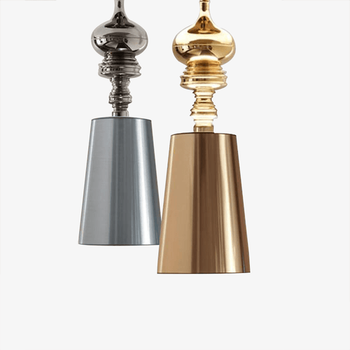 Suspension rétro chromée Fashion